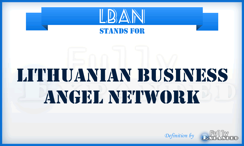 LBAN - Lithuanian Business Angel Network