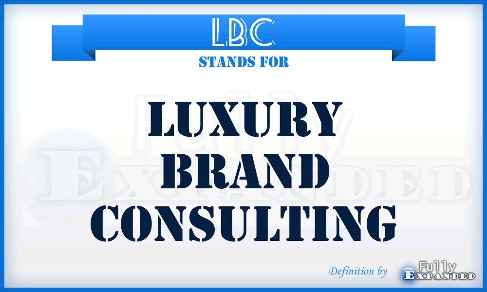 LBC - Luxury Brand Consulting