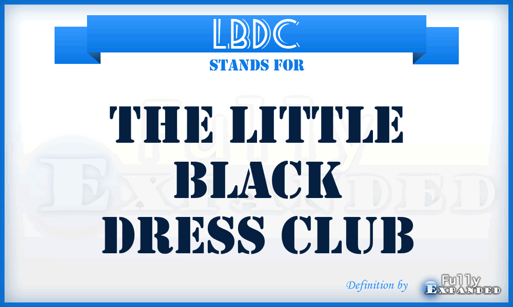 LBDC - The Little Black Dress Club