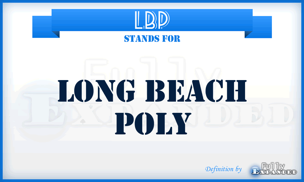 LBP - Long Beach Poly