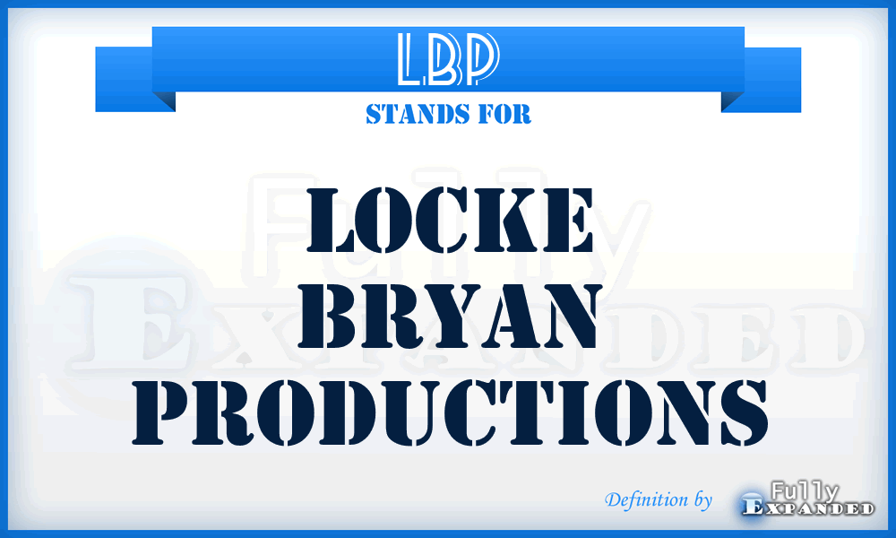 LBP - Locke Bryan Productions