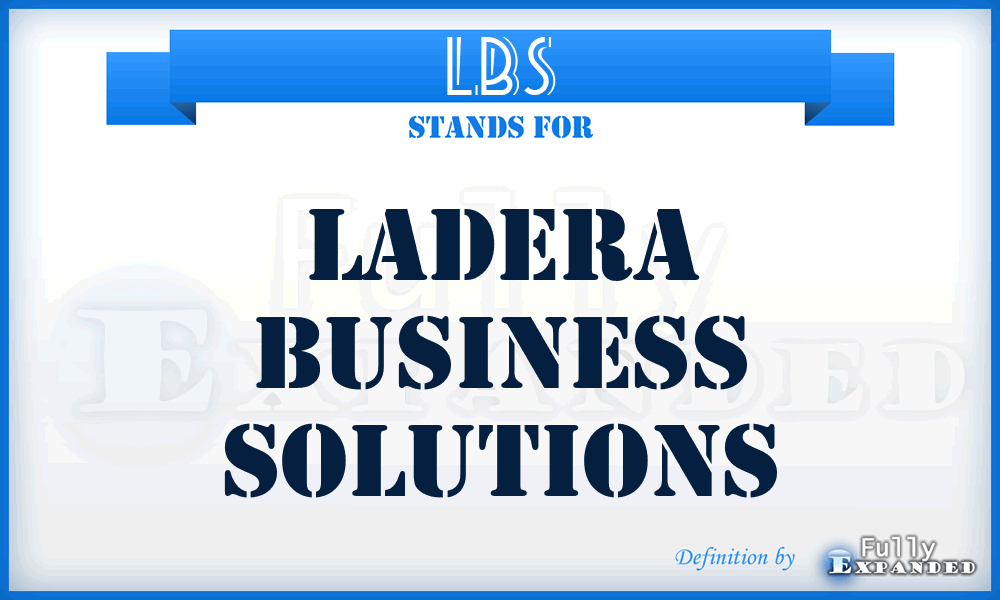 LBS - Ladera Business Solutions
