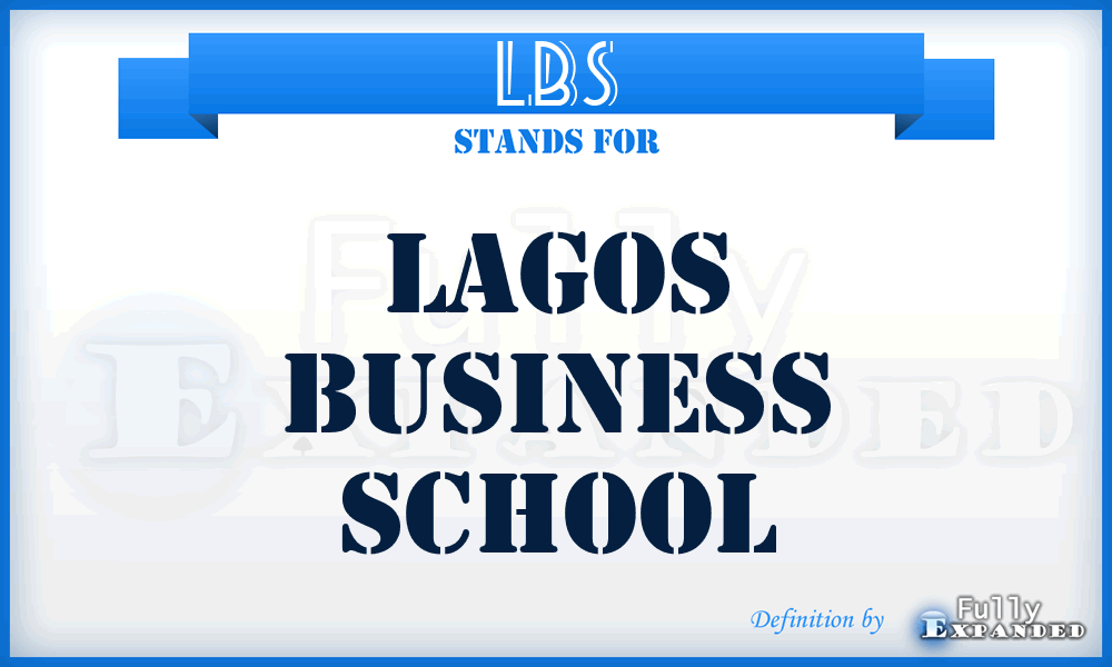 LBS - Lagos Business School