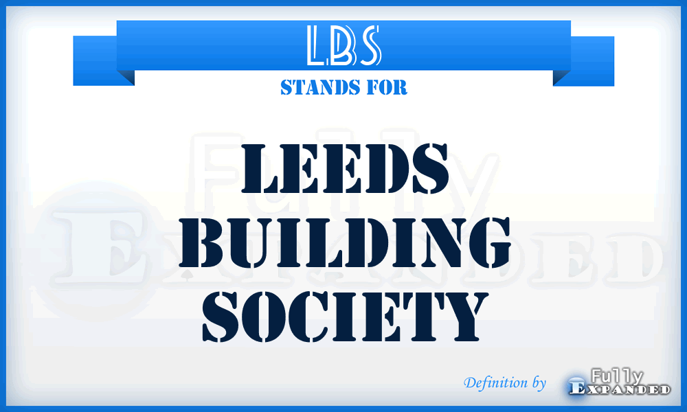 LBS - Leeds Building Society
