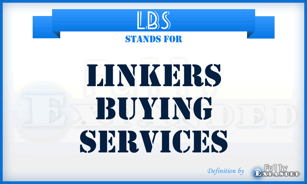 LBS - Linkers Buying Services