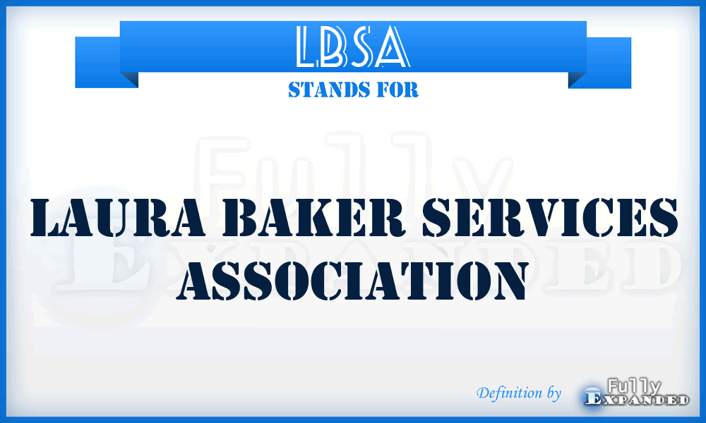 LBSA - Laura Baker Services Association