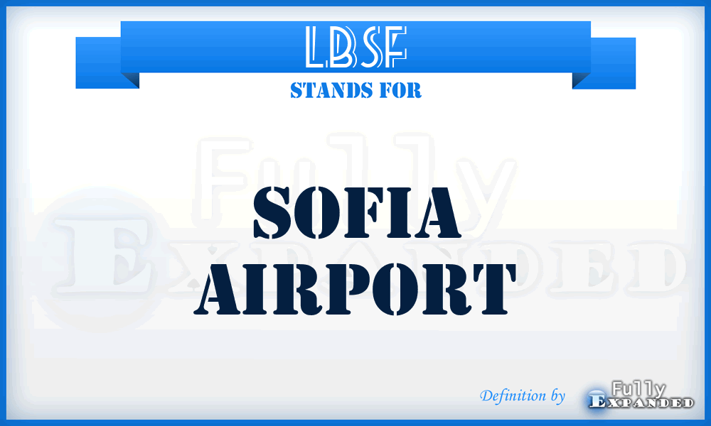 LBSF - Sofia airport
