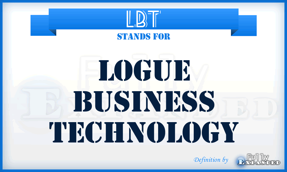 LBT - Logue Business Technology