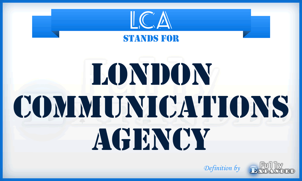 LCA - London Communications Agency