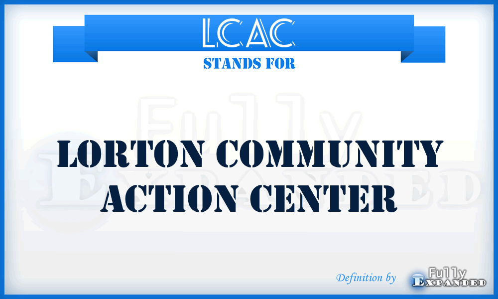 LCAC - Lorton Community Action Center