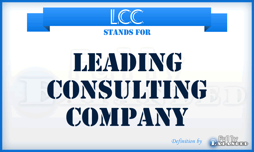 LCC - Leading Consulting Company