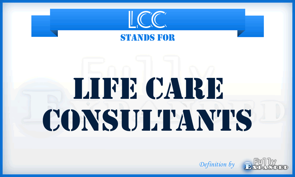 LCC - Life Care Consultants