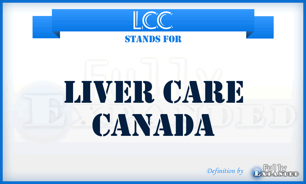 LCC - Liver Care Canada