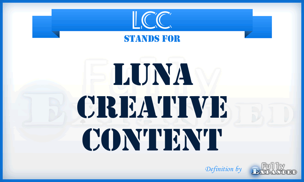 LCC - Luna Creative Content