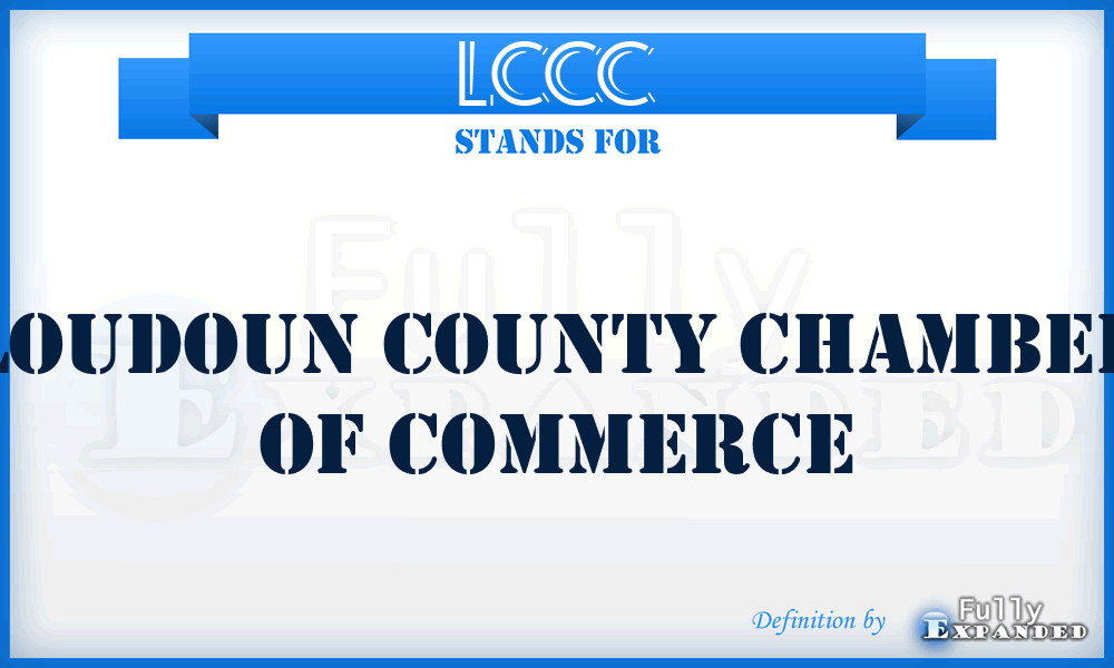 LCCC - Loudoun County Chamber of Commerce