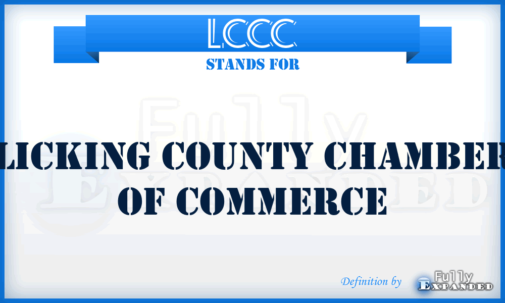 LCCC - Licking County Chamber of Commerce