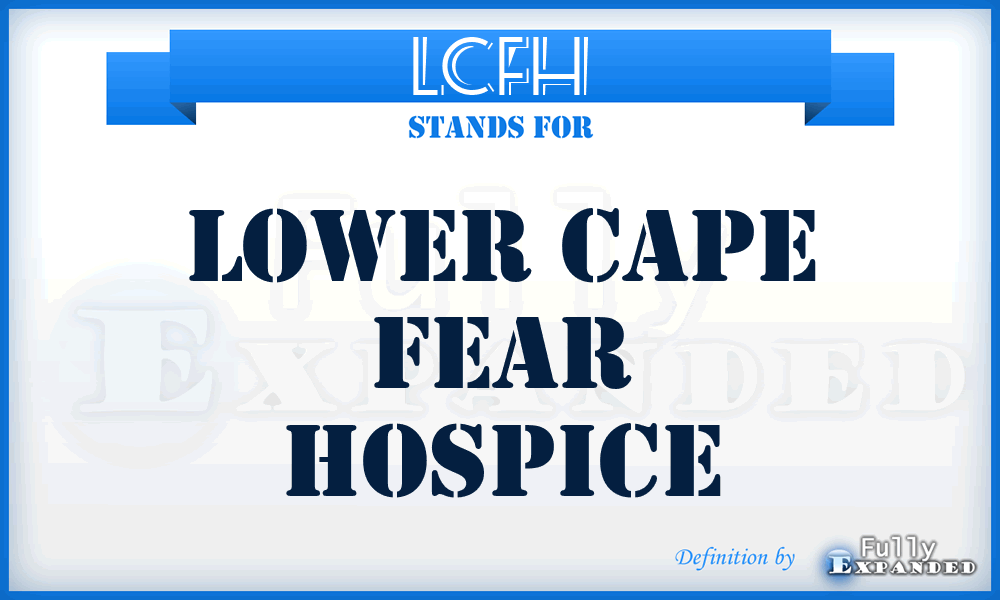 LCFH - Lower Cape Fear Hospice