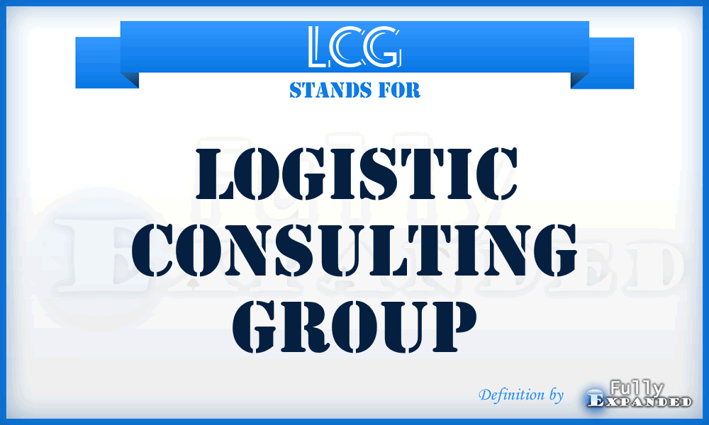 LCG - Logistic Consulting Group