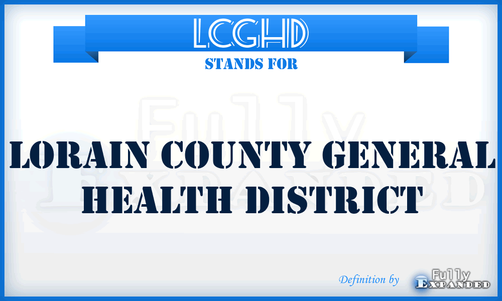 LCGHD - Lorain County General Health District