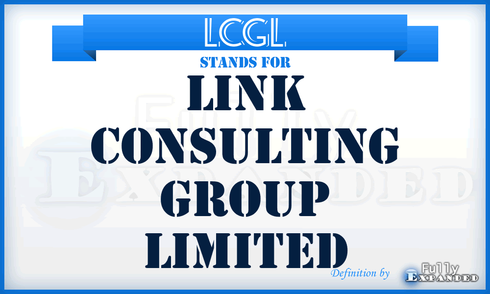 LCGL - Link Consulting Group Limited