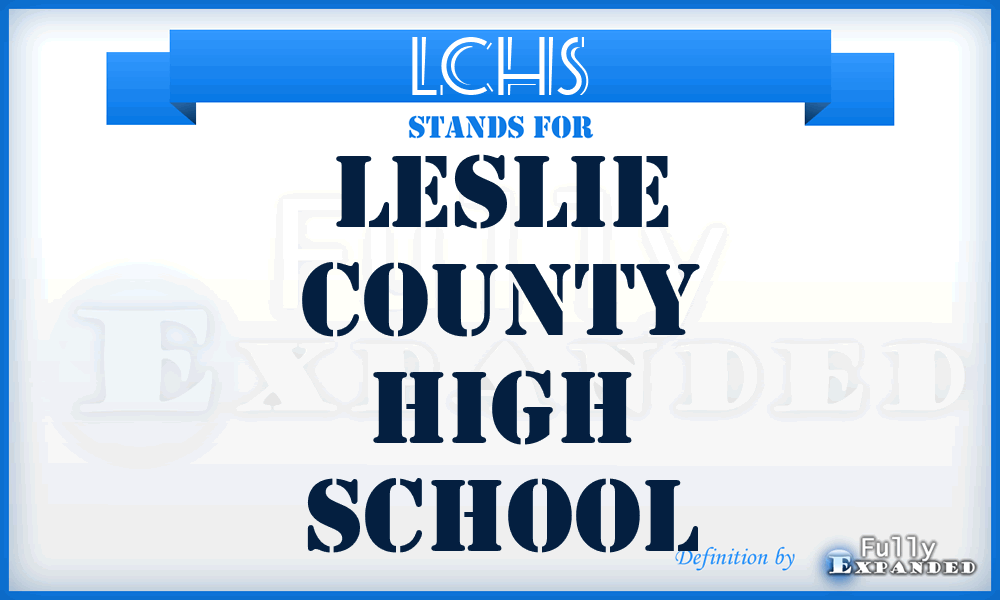 LCHS - Leslie County High School