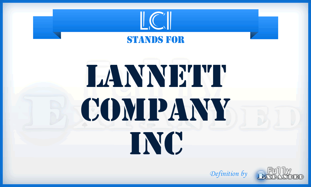 LCI - Lannett Company Inc