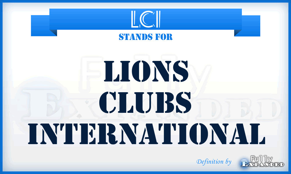 LCI - Lions Clubs International
