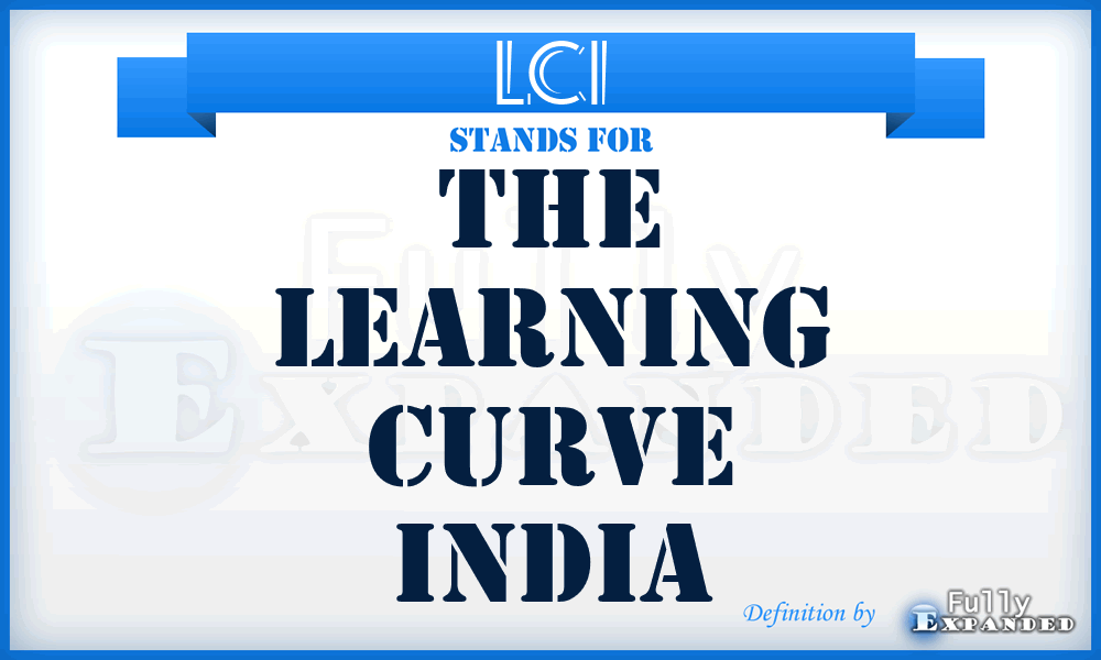 LCI - The Learning Curve India
