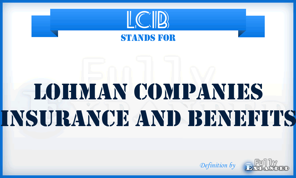 LCIB - Lohman Companies Insurance and Benefits