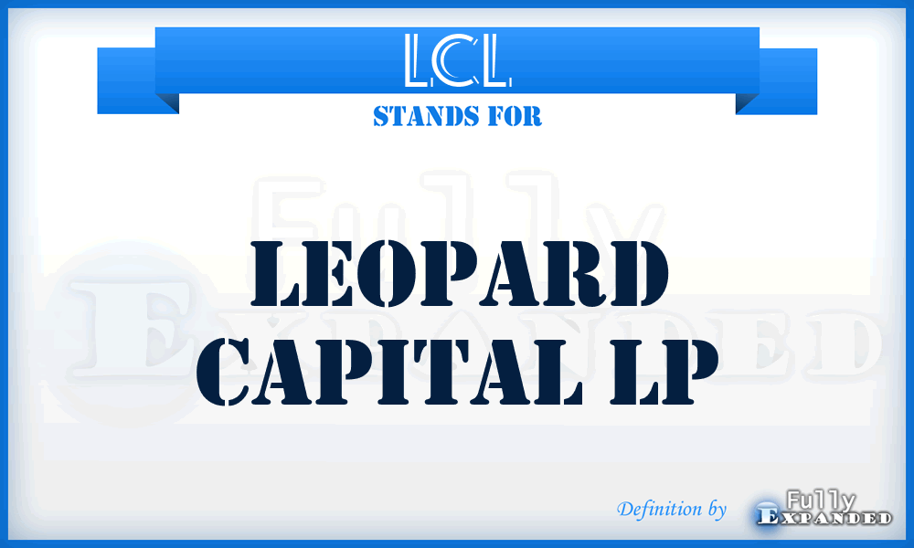 LCL - Leopard Capital Lp