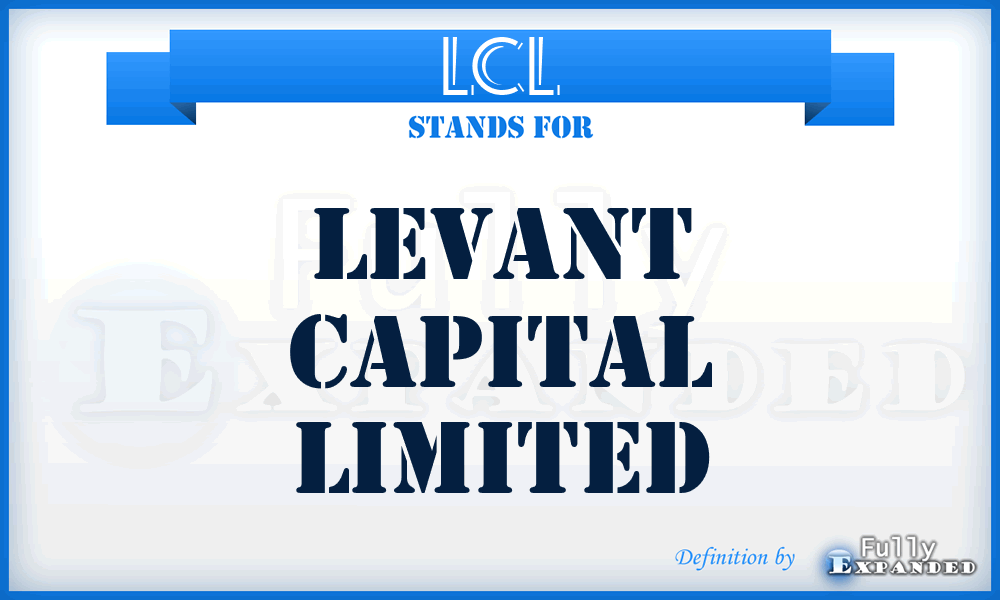 LCL - Levant Capital Limited