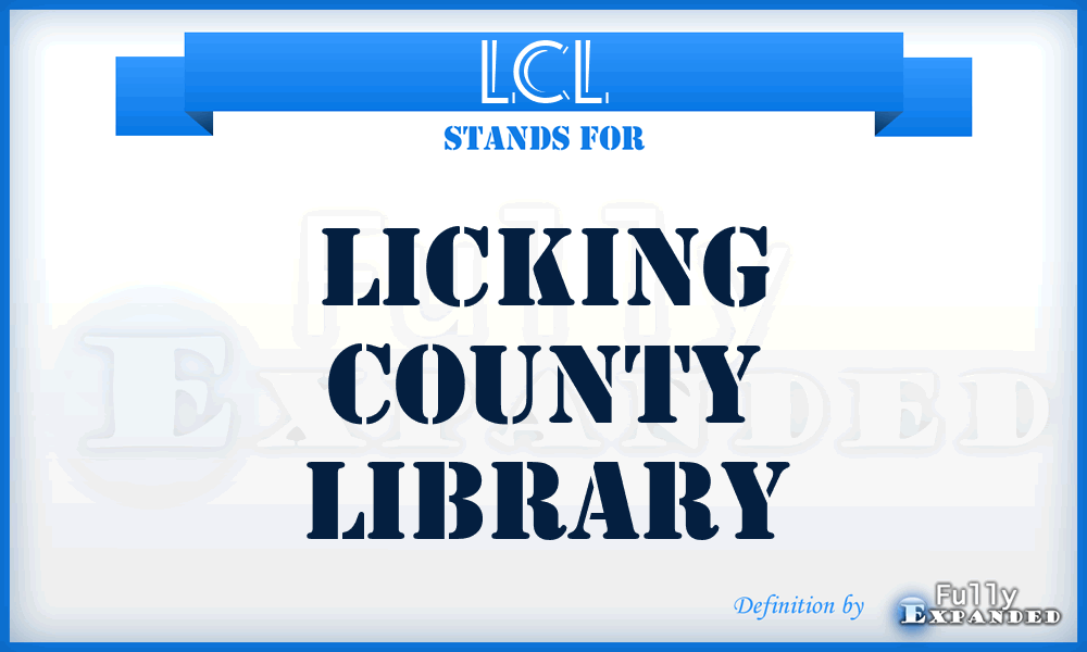 LCL - Licking County Library