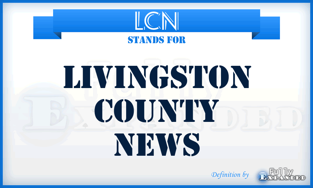 LCN - Livingston County News