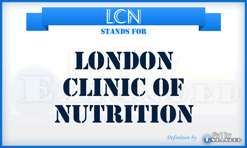 LCN - London Clinic of Nutrition