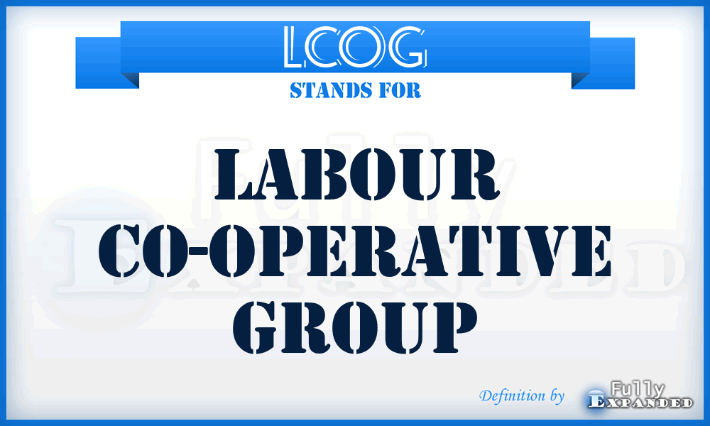 LCOG - Labour Co-Operative Group