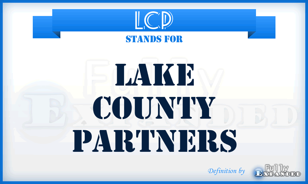 LCP - Lake County Partners