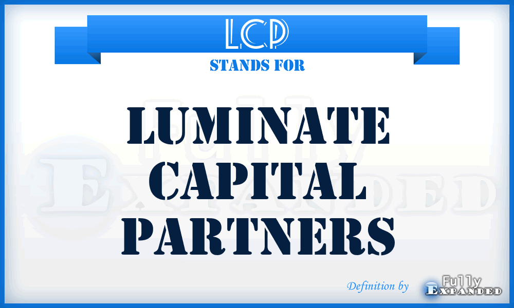 LCP - Luminate Capital Partners