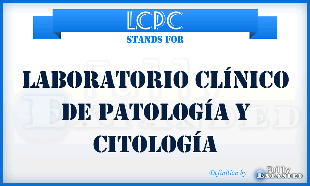 LCPC - Laboratorio Clínico de Patología y Citología