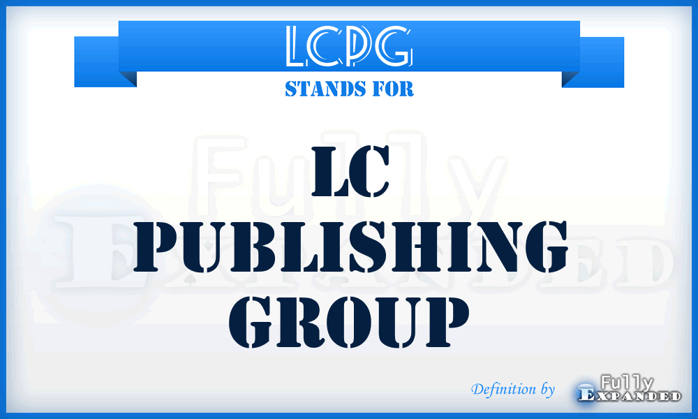 LCPG - LC Publishing Group