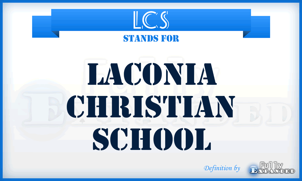 LCS - Laconia Christian School