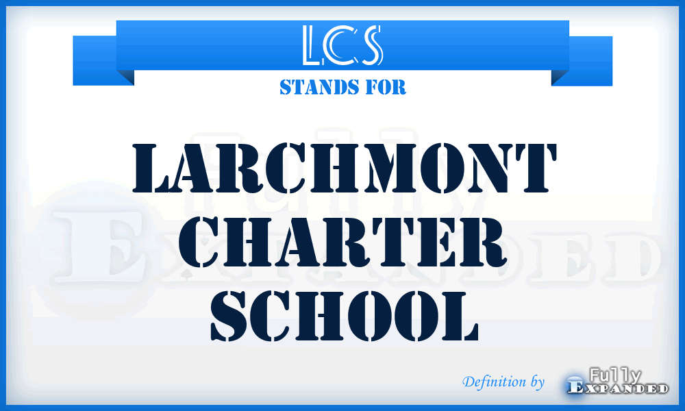 LCS - Larchmont Charter School