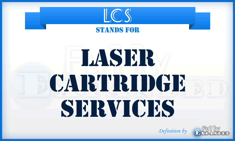 LCS - Laser Cartridge Services
