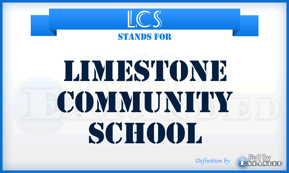 LCS - Limestone Community School