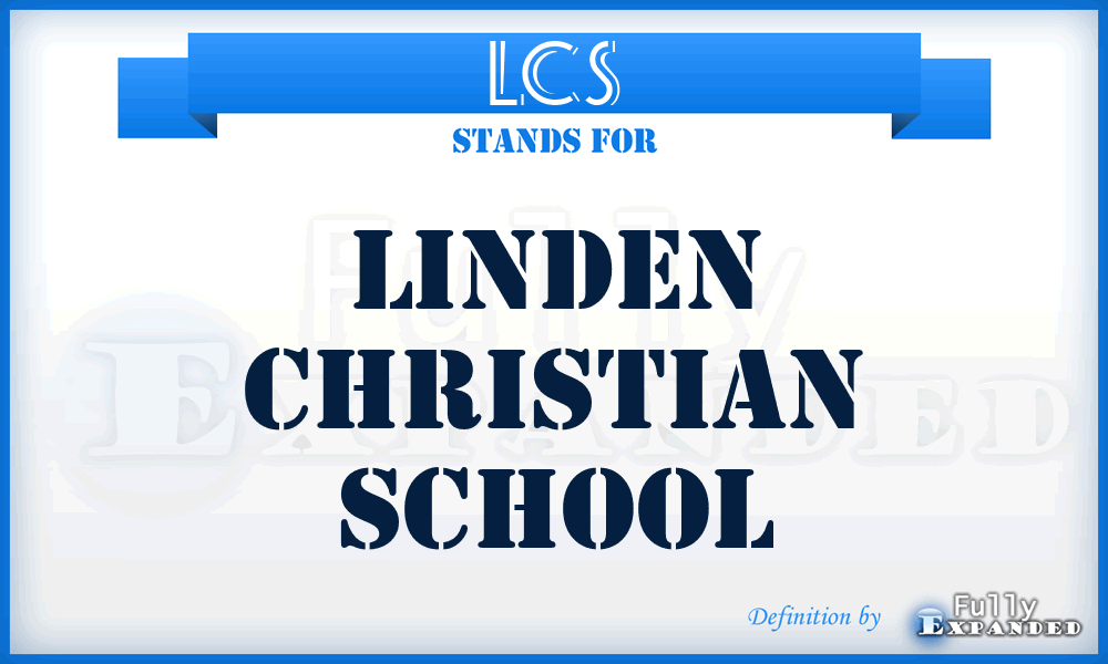 LCS - Linden Christian School