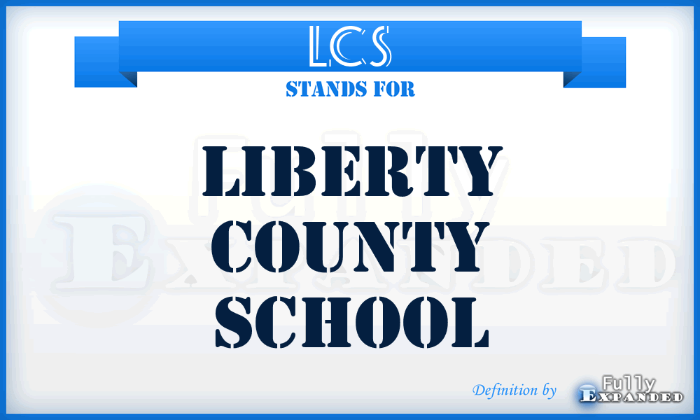 LCS - Liberty County School