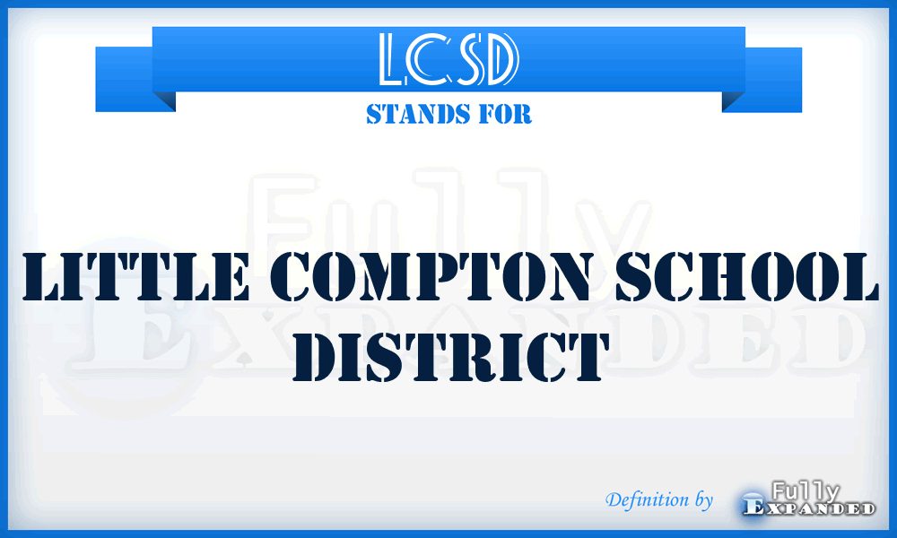 LCSD - Little Compton School District