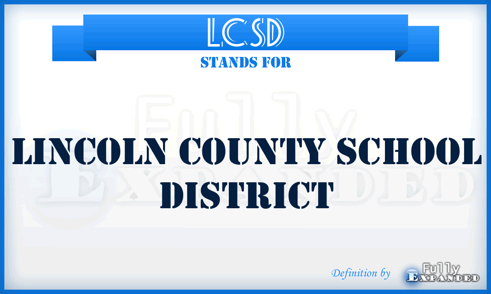 LCSD - Lincoln County School District