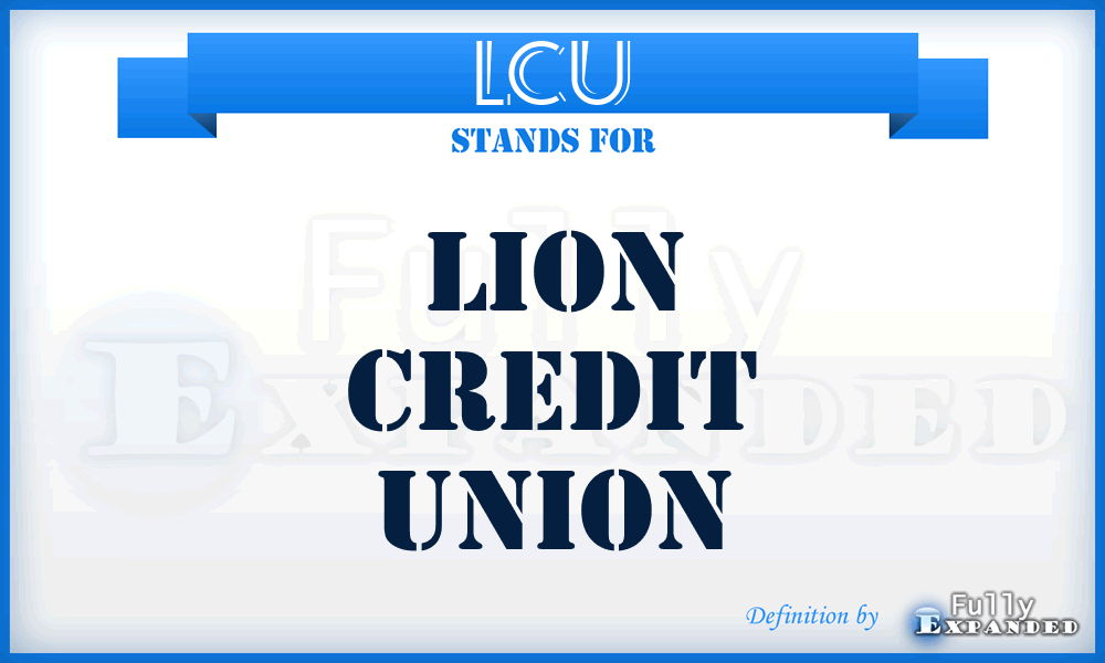 LCU - Lion Credit Union