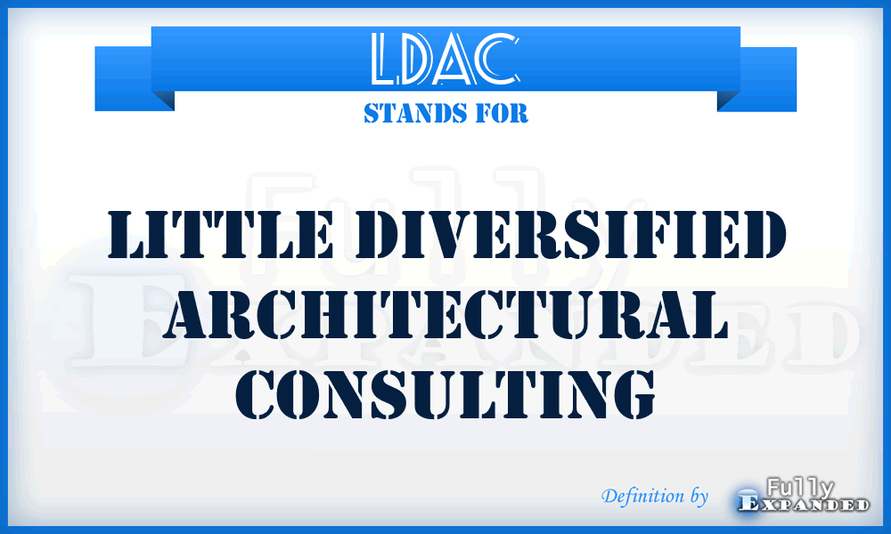 LDAC - Little Diversified Architectural Consulting