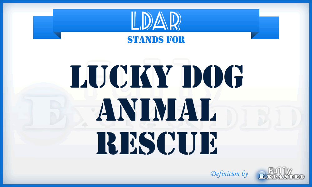 LDAR - Lucky Dog Animal Rescue